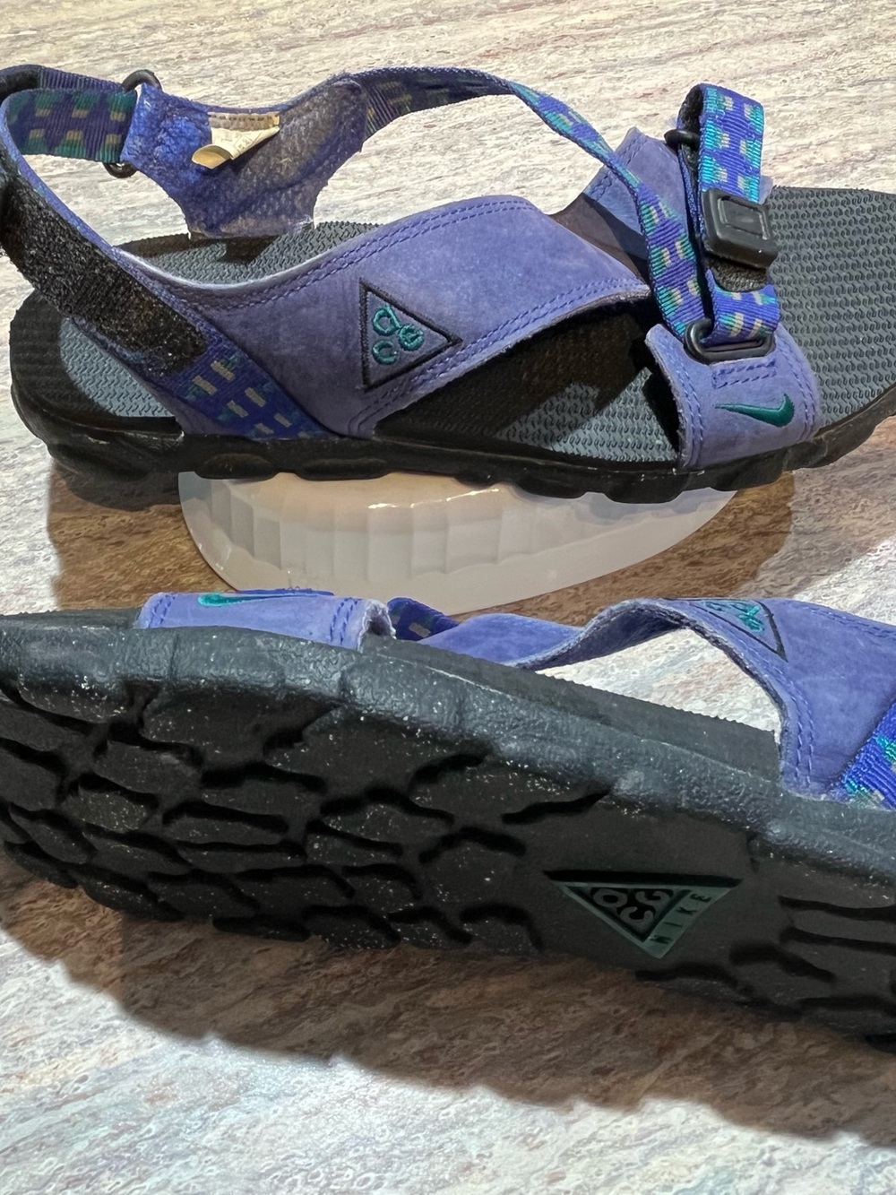 TEVA Strappy Purple Suede Sandals 10 - Picture 11 of 12